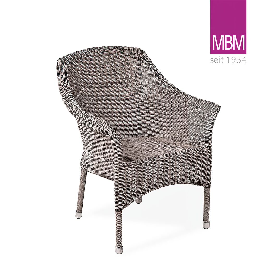  Gartensessel Stapelbar - MBM - Alu & Polyrattan - Modern - Sessel Balou