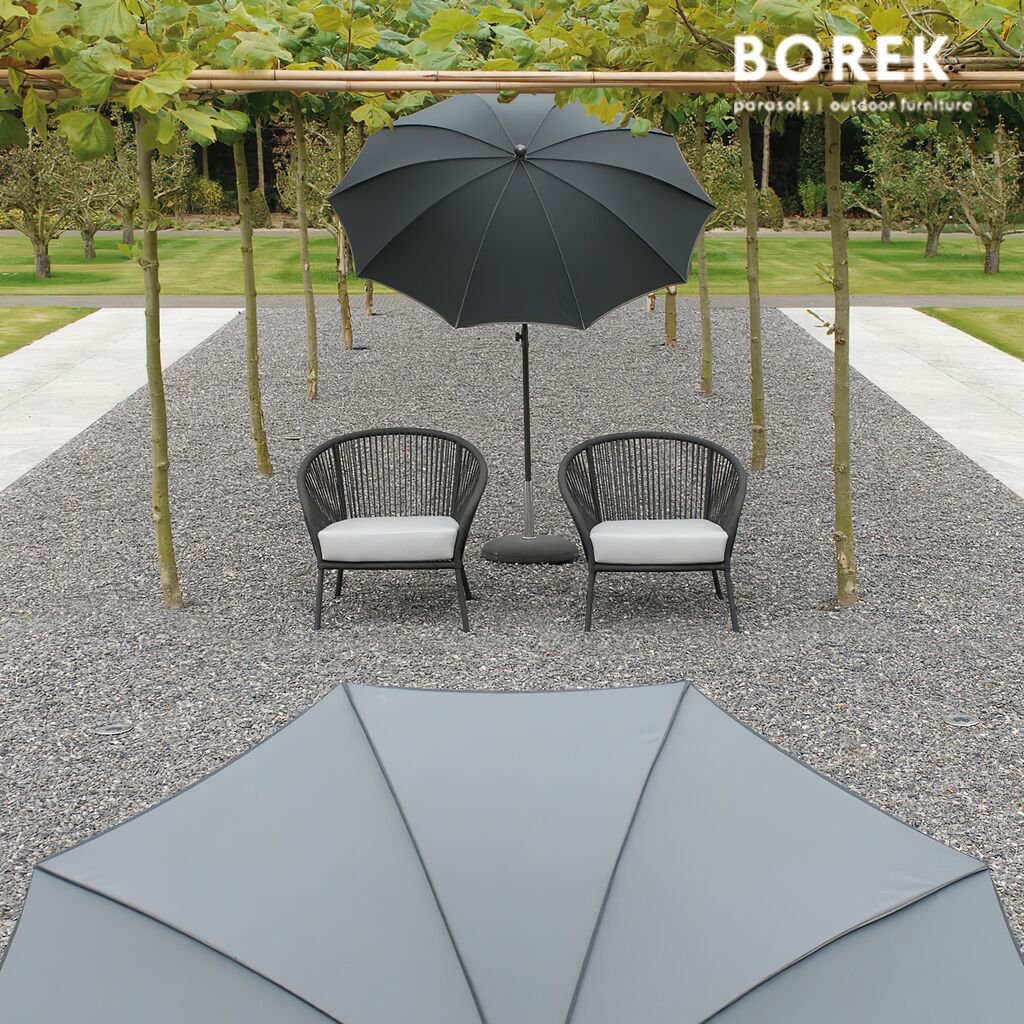  Gartensessel Von Borek - Aluminium - Mit Sitzkissen - Grau & Braun Meliert - Colette Klubsessel