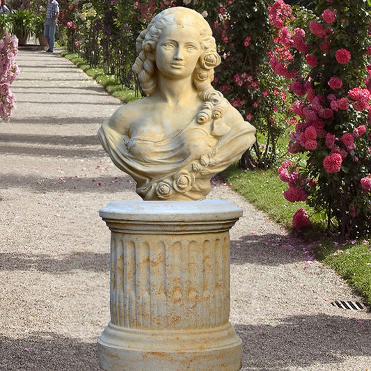  Gartensockel Aus Stein Rund - Luneville