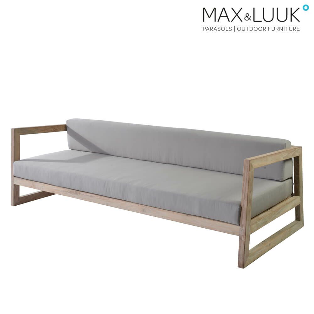  Gartensofa Aus Teakholz Mit Sitzkissen - Modern - Max&Luuk - Mason Gartensofa