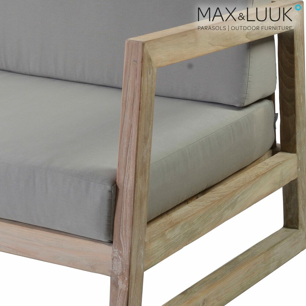  Gartensofa Aus Teakholz Mit Sitzkissen - Modern - Max&Luuk - Mason Gartensofa