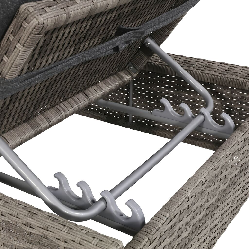  Gartensofa Mit Verstellbaren Kopfteilen - Liegesofa Louis