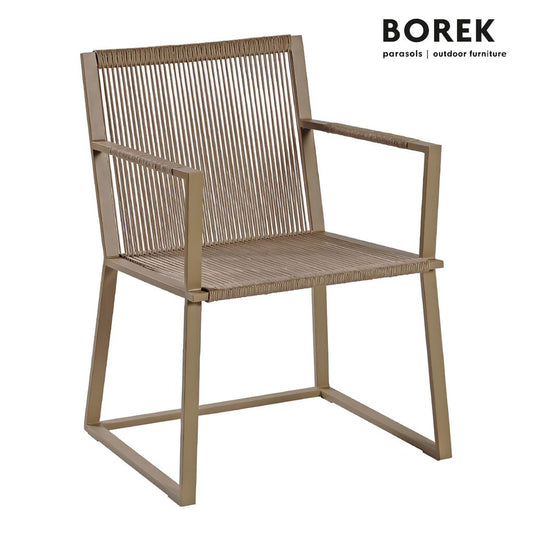  Gartenstuhl Von Borek - Modern - Aluminium - Beige - Lincoln Stuhl