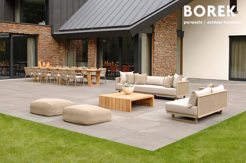  Gartenstuhl Von Borek - Modern - Aluminium - Beige - Lincoln Stuhl