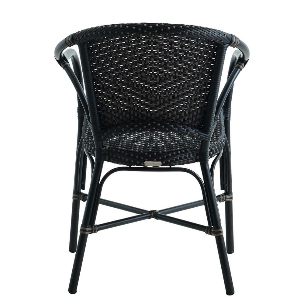  Gartenstuhl Zum Stapeln Aus Aluminium Und Rattan Mit Dots - Gartensessel Peder