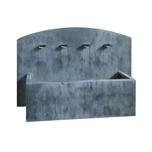  Gebogener Wand Outdoor Brunnen Mit 4 Ausläufen - Nimera Hano