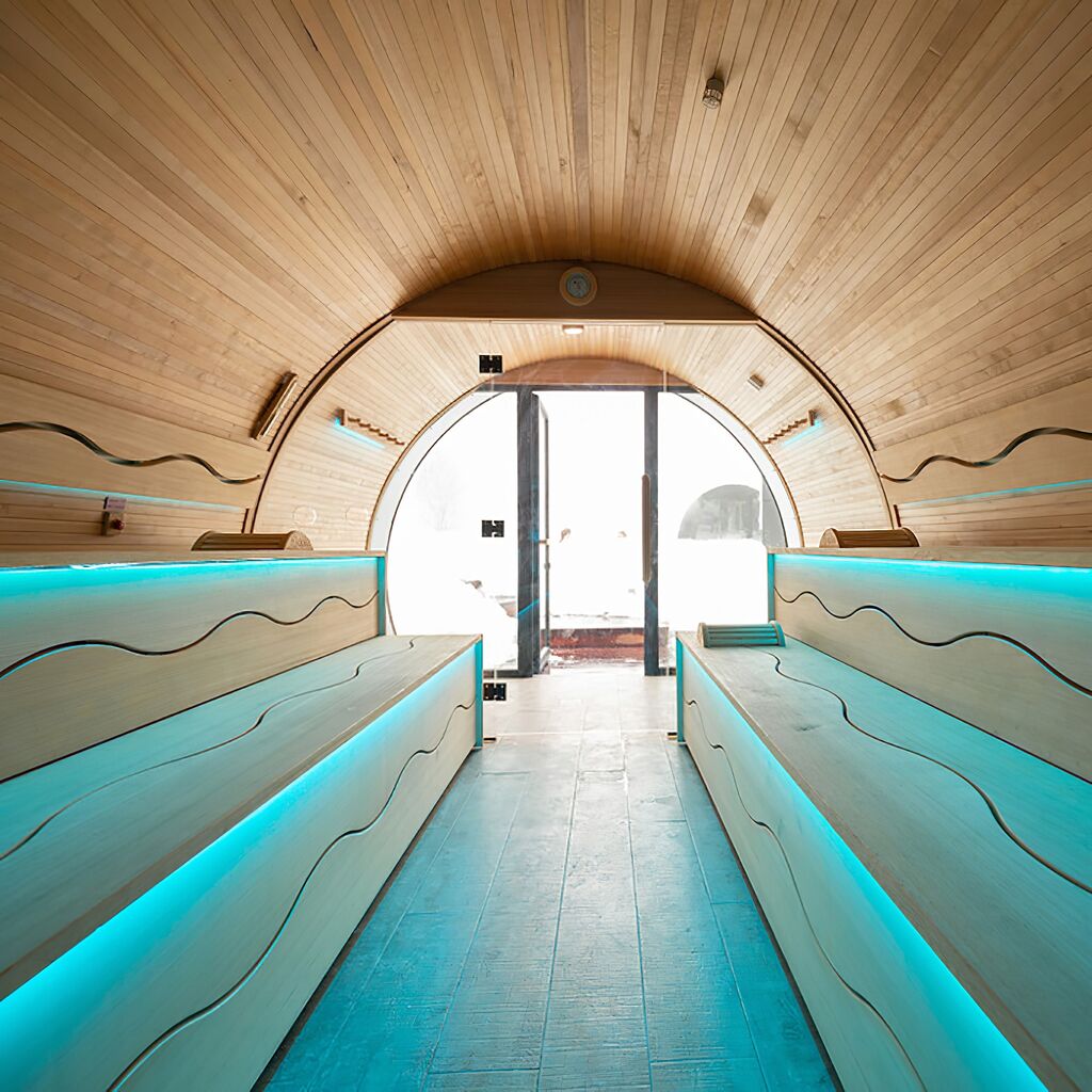  Geräumige XXL Sauna Für Thermen Oder Hotels Mit Platz Für 12-18 Personen - Sita