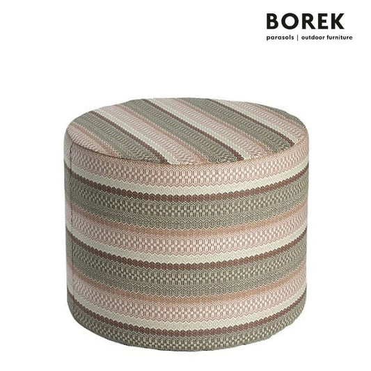  Gestreifter Hocker Für Den Garten Aus Outdoor Stoff Prato Von Borek - Desio Hocker