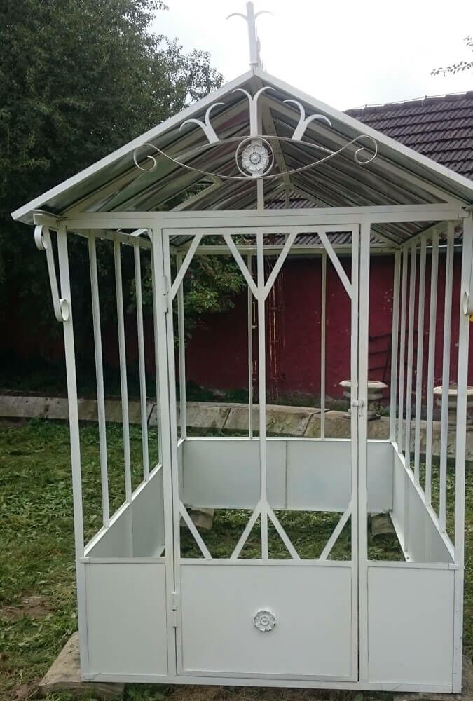  Gewächshaus Aus Schmiedeeisen Antik Design - Orly