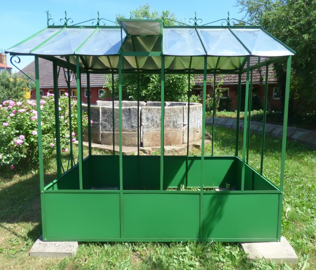  Gewächshaus Aus Schmiedeeisen Antik Design - Orly