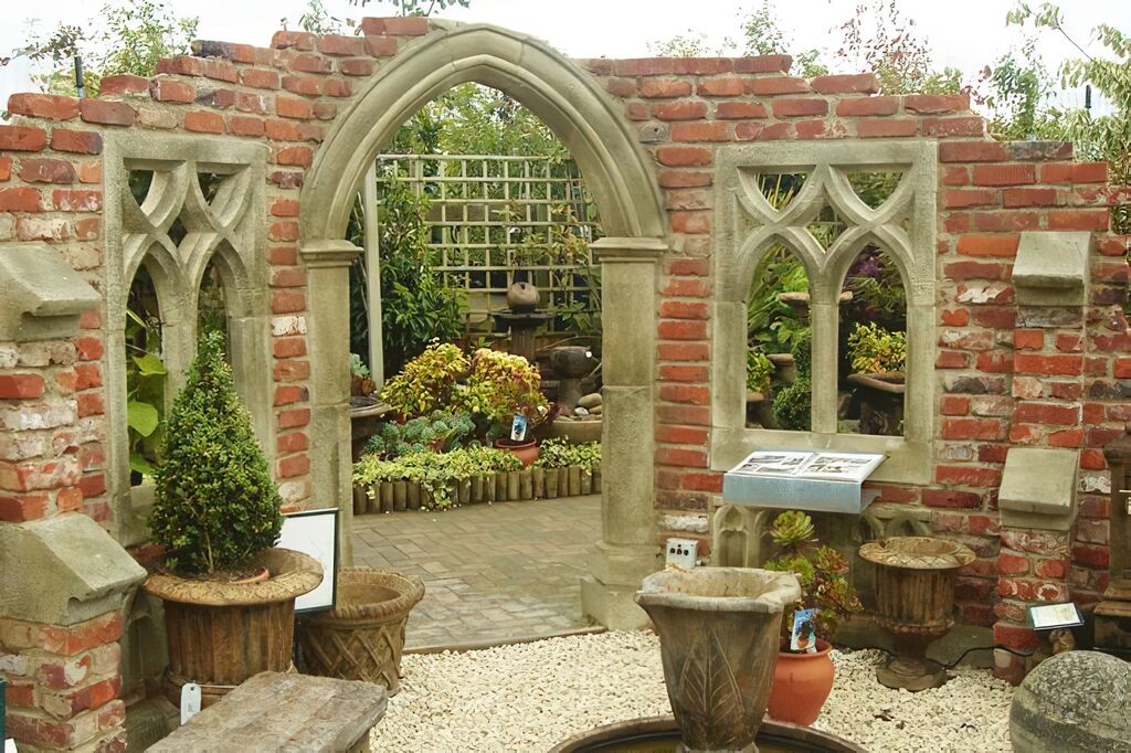  Gothic Folly Garten Ruine - Exbury Church