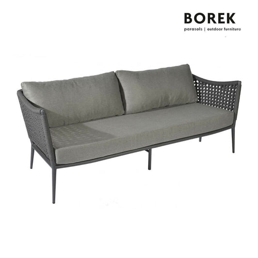  Graues Gartensofa Von Borek Mit Ardenza-Rope - Sofa Estoril
