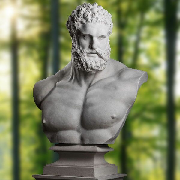  Griechische Stein Büste Des Hercules - Hercules