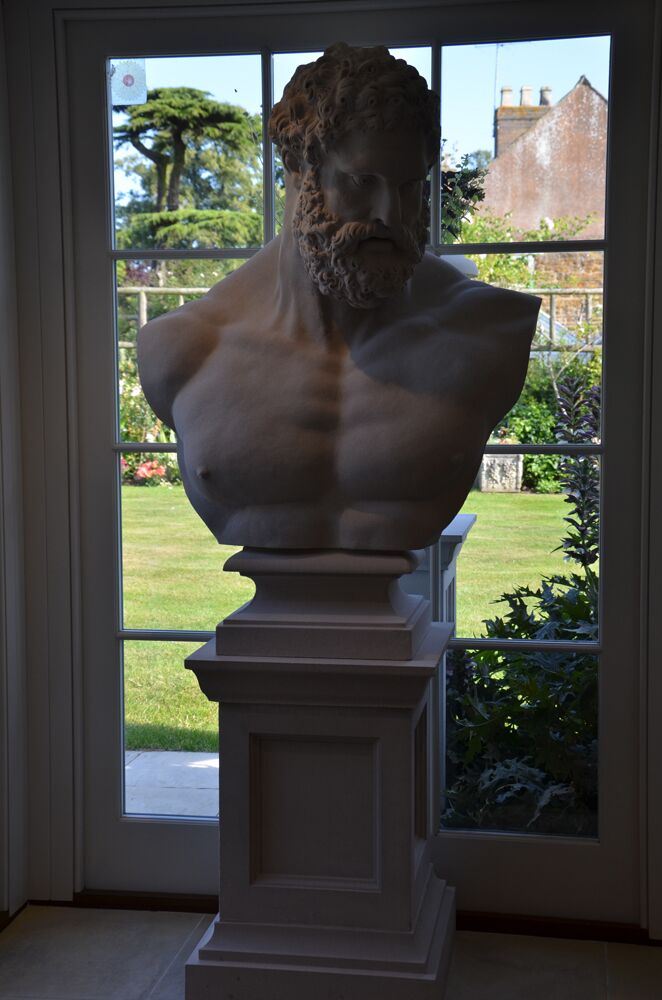  Griechische Stein Büste Des Hercules - Hercules