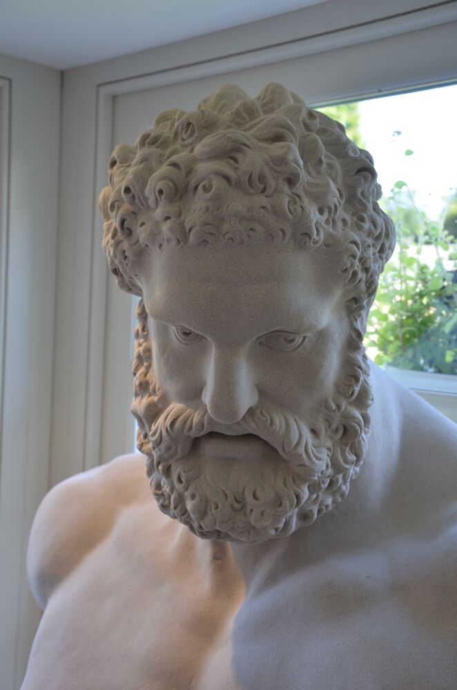  Griechische Stein Büste Des Hercules - Hercules