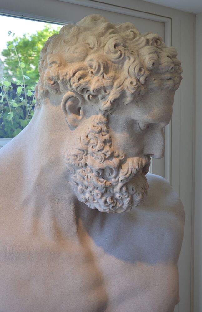  Griechische Stein Büste Des Hercules - Hercules