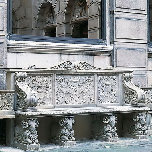  Große Stein Bank Antik - Chartwell Seat