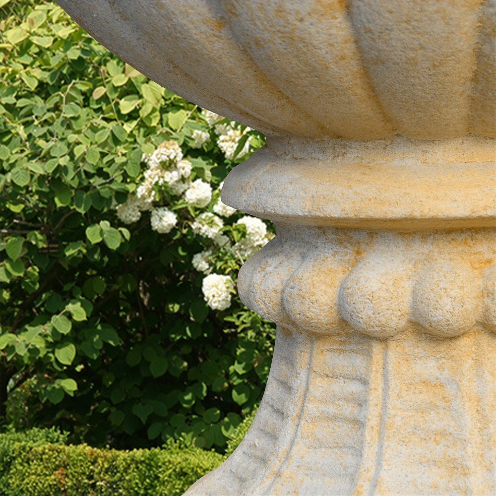  Große Stein Gartenamphore - Goethe Amphore