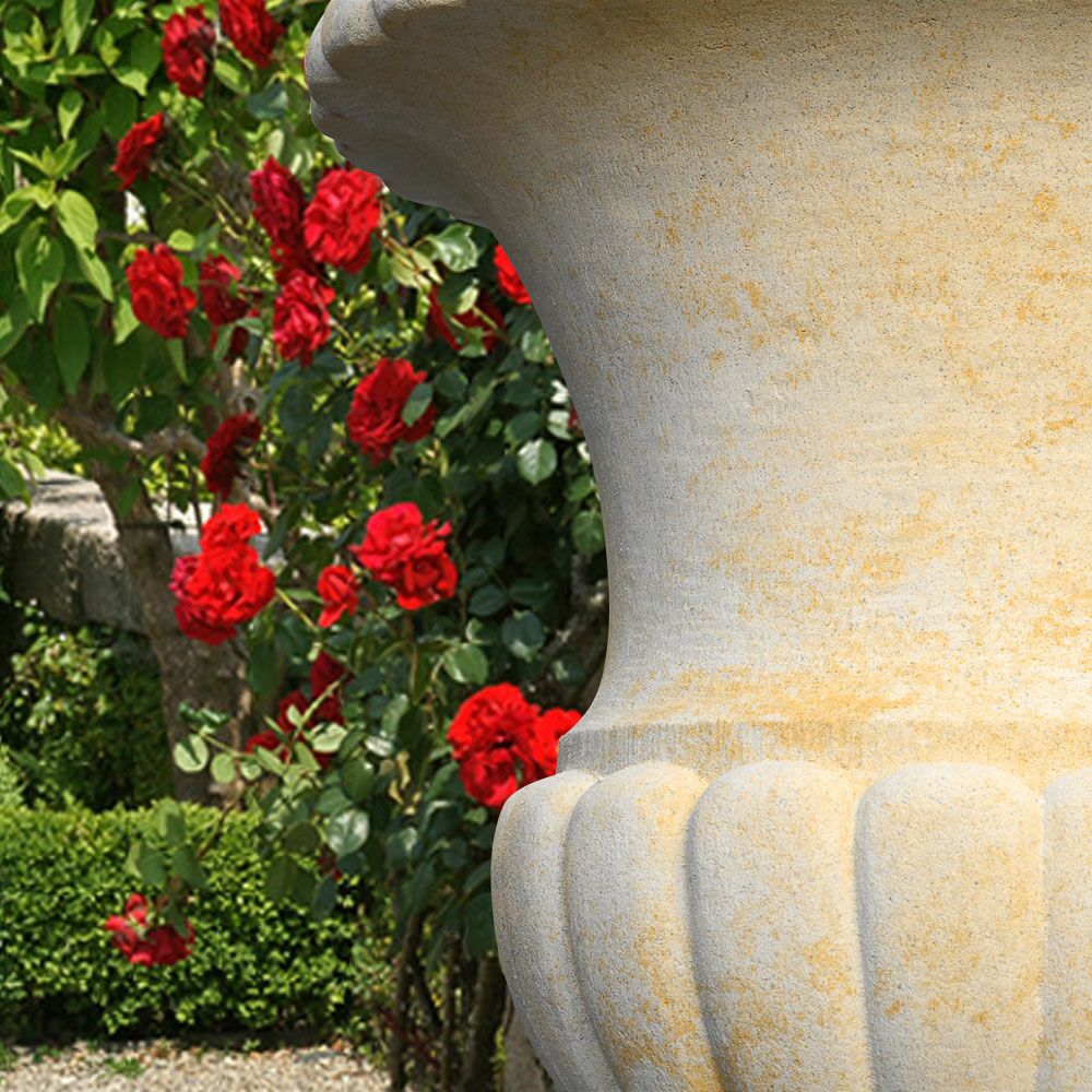  Große Stein Gartenamphore - Goethe Amphore