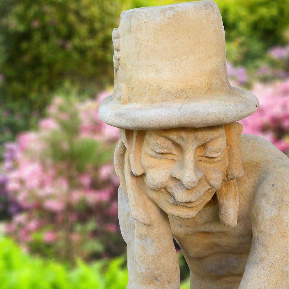  Große Wassergeist Steinskulptur - Pépé-Crochet