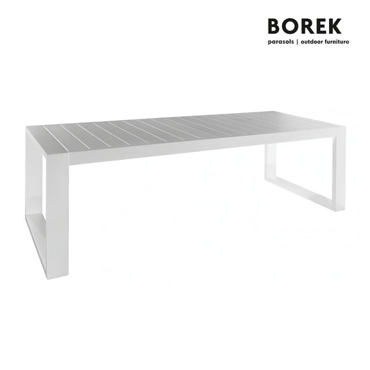  Großer Garten Esstisch Aus Aluminium - Weiß - Vitoria Esstisch