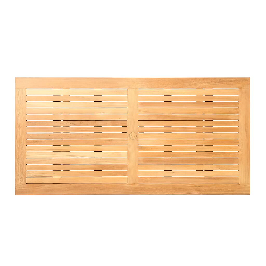  Großer Garten Holztisch - 200x100cm - Teakholz - Luke Gartentisch