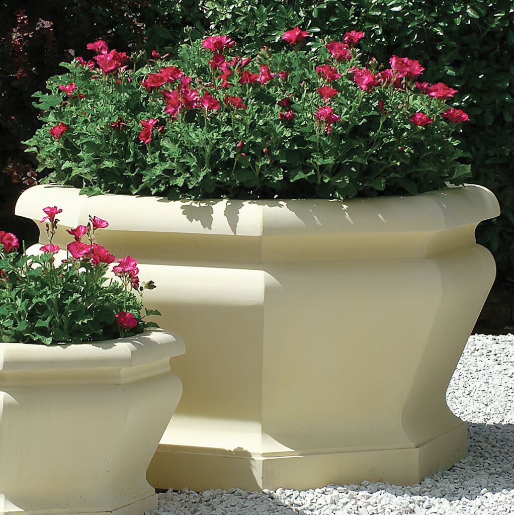  Großer Garten Pflanzkübel Stein - Athena