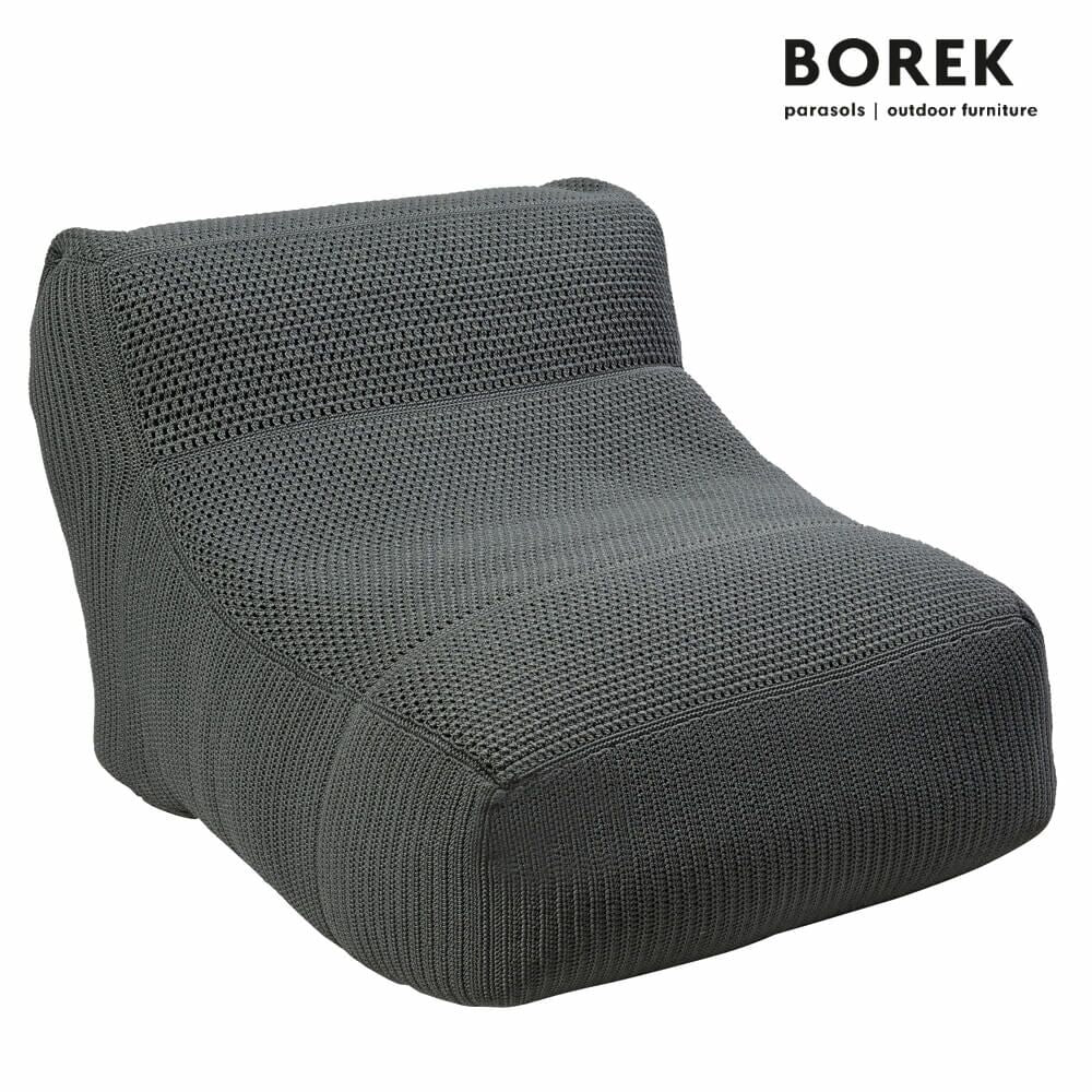  Großer Garten Sitzsack Von Borek - Anthrazit - Modern - Hochwertig - Leno Sitzsack