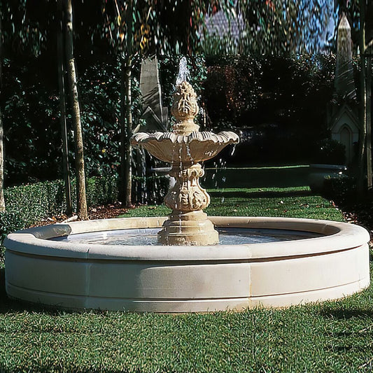  Großer Garten Springbrunnen Sandstein - Fontani Milito