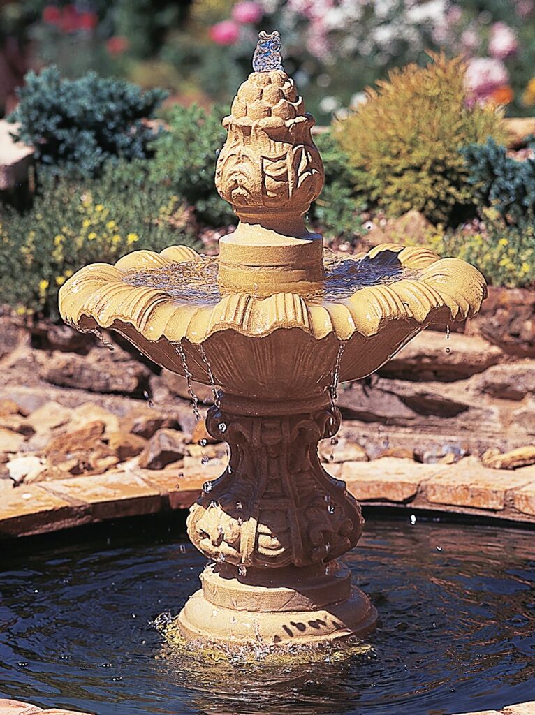  Großer Garten Springbrunnen Sandstein - Fontani Milito