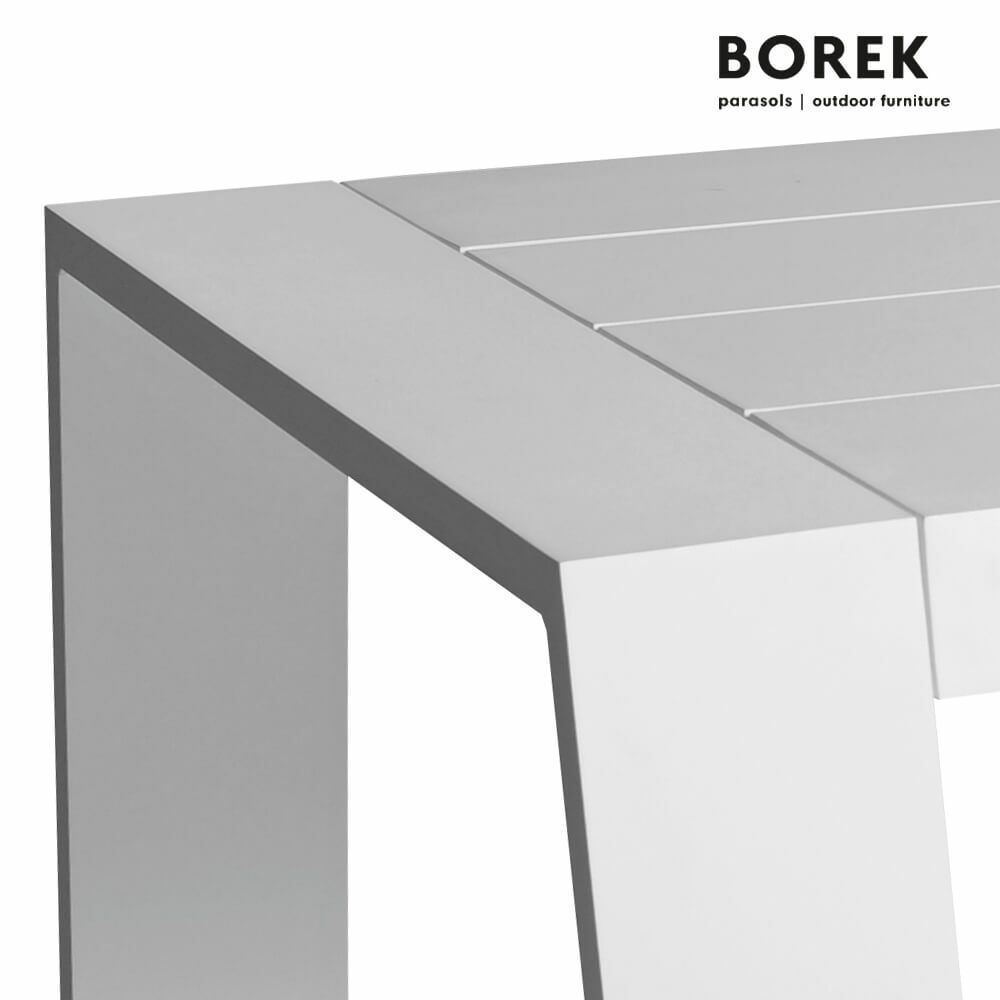  Großer Gartentisch Aus Aluminium - Borek - 75x255x116cm - Viking Tisch