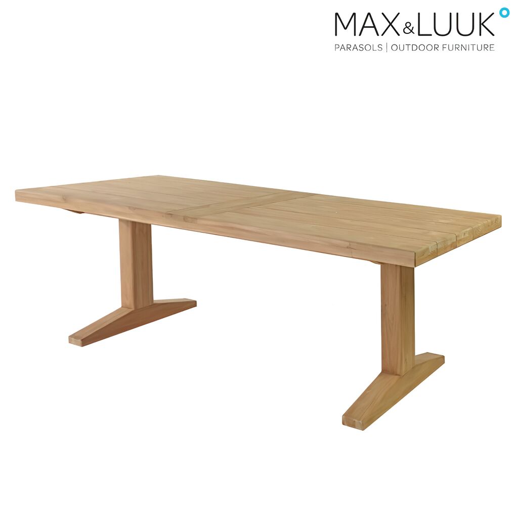  Großer Gartentisch Aus Teakholz - Stabil - Max&Luuk - Bruce Gartentisch