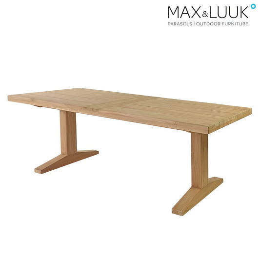  Großer Gartentisch Aus Teakholz - Stabil - Max&Luuk - Bruce Gartentisch