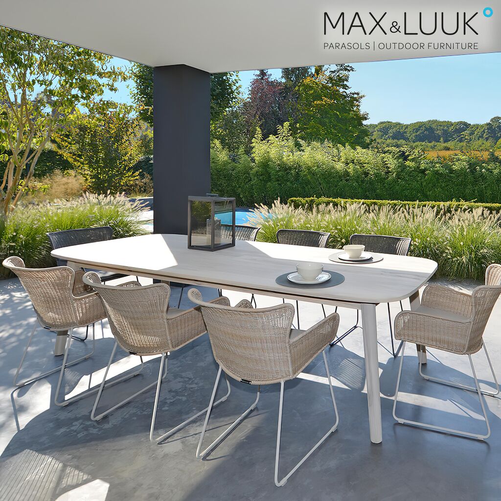  Großer Gartentisch Für Die Essecke Aus Teakholz Von Max & Luuk - Lennon Tisch