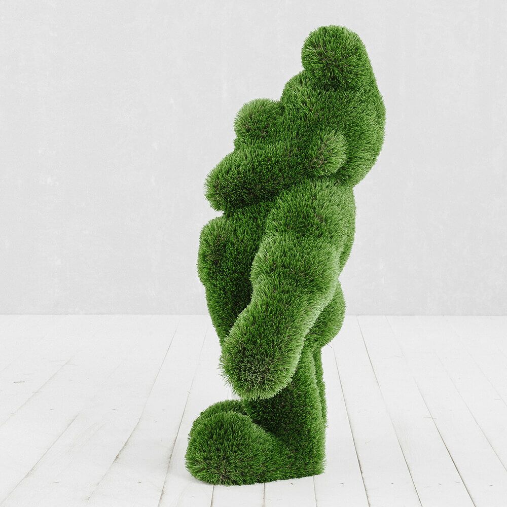  Großer Gartenzwerg Aus GFK & Kunstrasen - Topiary - Emerich