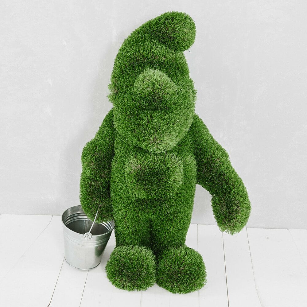  Großer Gartenzwerg Aus GFK & Kunstrasen - Topiary - Emerich