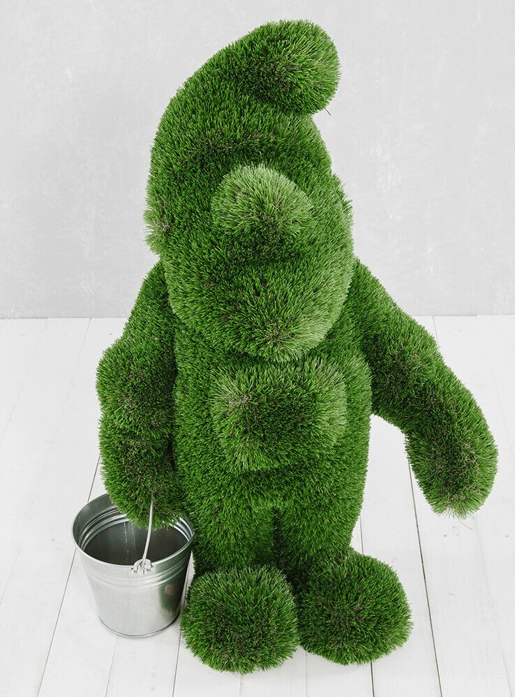  Großer Gartenzwerg Aus GFK & Kunstrasen - Topiary - Emerich