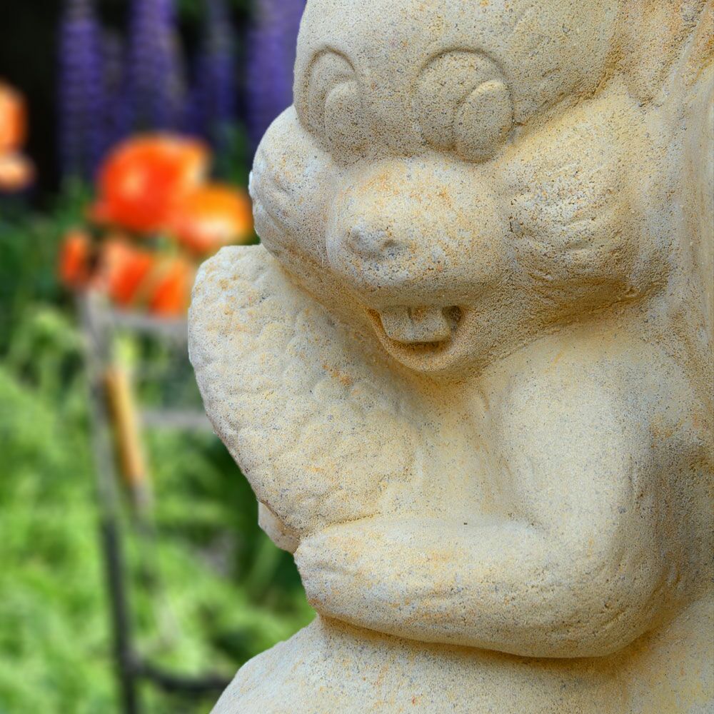  Großer Gartenzwerg Steinguss - Walter