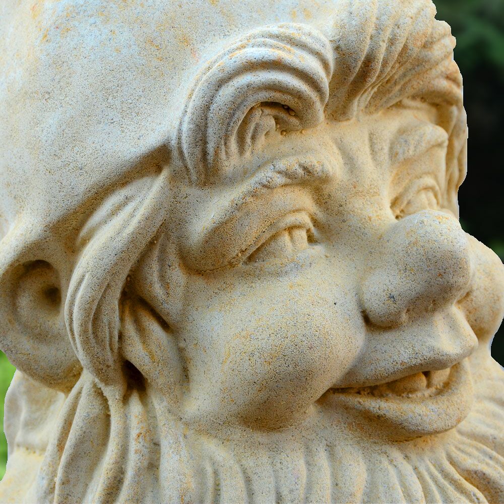  Großer Gartenzwerg Steinguss - Walter
