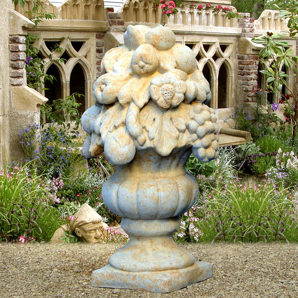  Großer Obstkorb Gartenfigur - Florenz