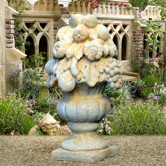  Großer Obstkorb Gartenfigur - Florenz