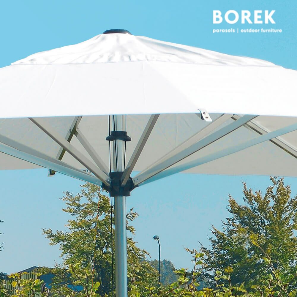 Großer Sonnenschirm Von Borek - 3x4m - Rechteckig - Aluminium Gestell - Reflex Sonnenschirm