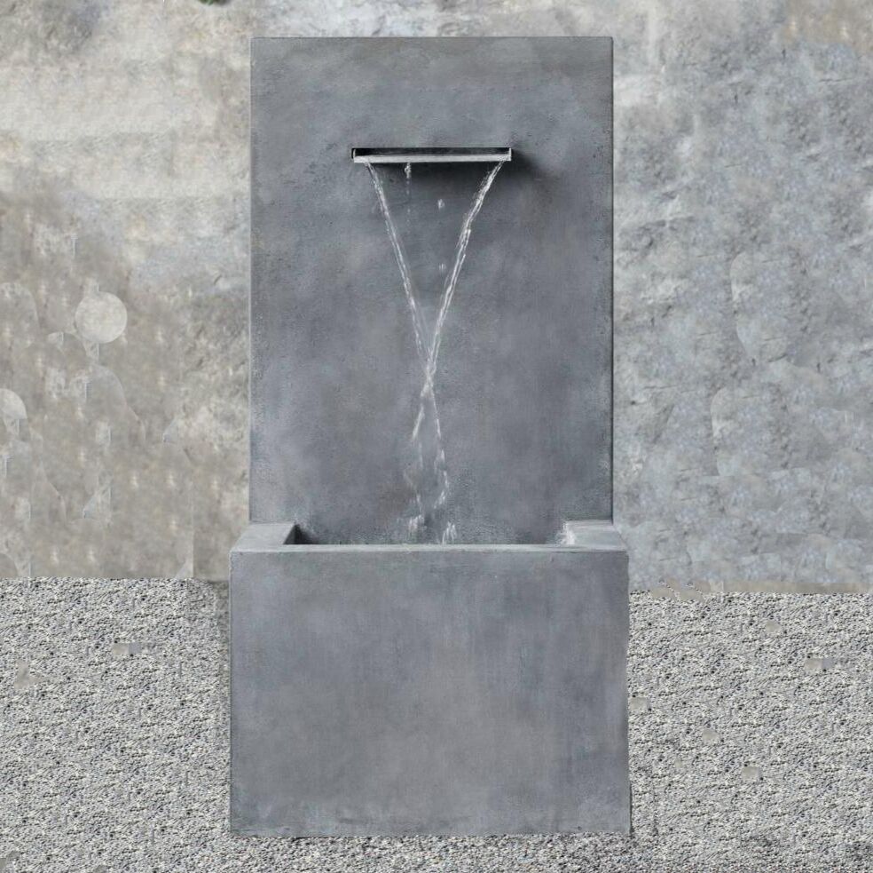  Großer Wandbrunnen Aus Stahl Oder Cortenstahl - Antik - Therramarena
