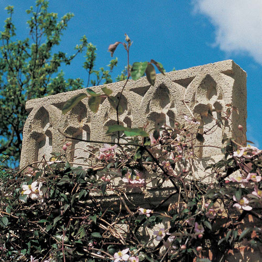  Großer Zierstein Mit Antiken Ornamenten Für Ruinenmauern - Alphoro Castle