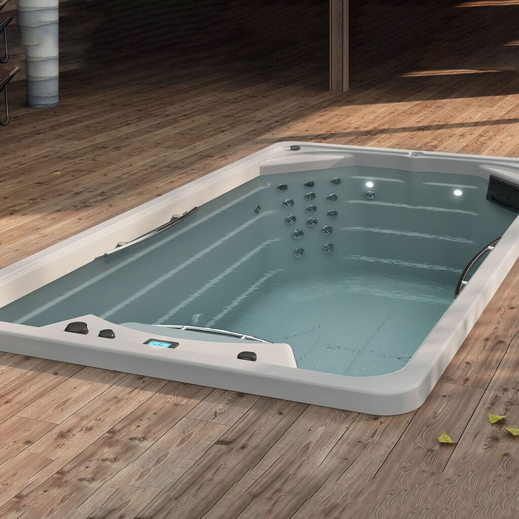  Großes Swim Spa Für Den Garten - Zum Aufstellen Oder Einlassen - Eridna