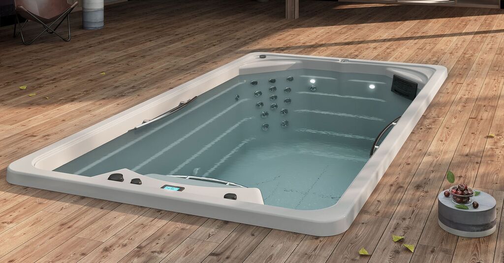  Großes Swim Spa Für Den Garten - Zum Aufstellen Oder Einlassen - Eridna