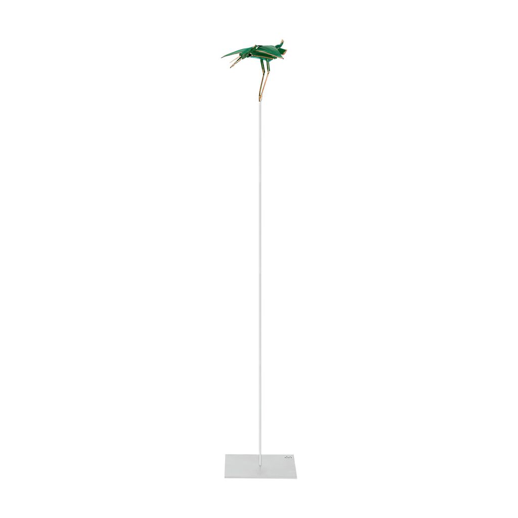  Grüne Vogelskulptur - Abstrakte Bronzefigur - Limitiert - Eiferer