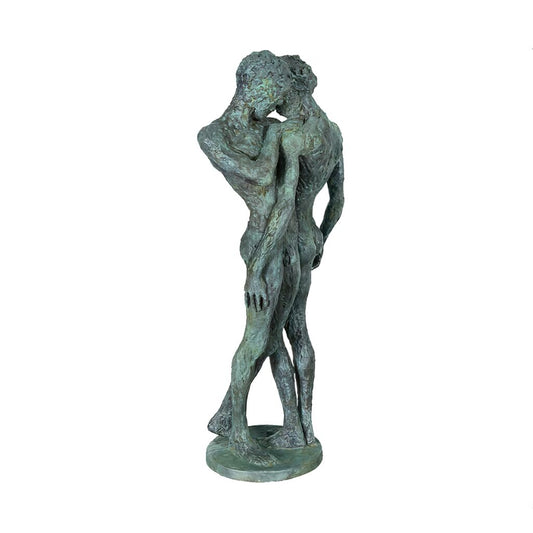  Grünes Bronze Pärchen Als Skulptur Aus Künstlerhand - In The Beginning