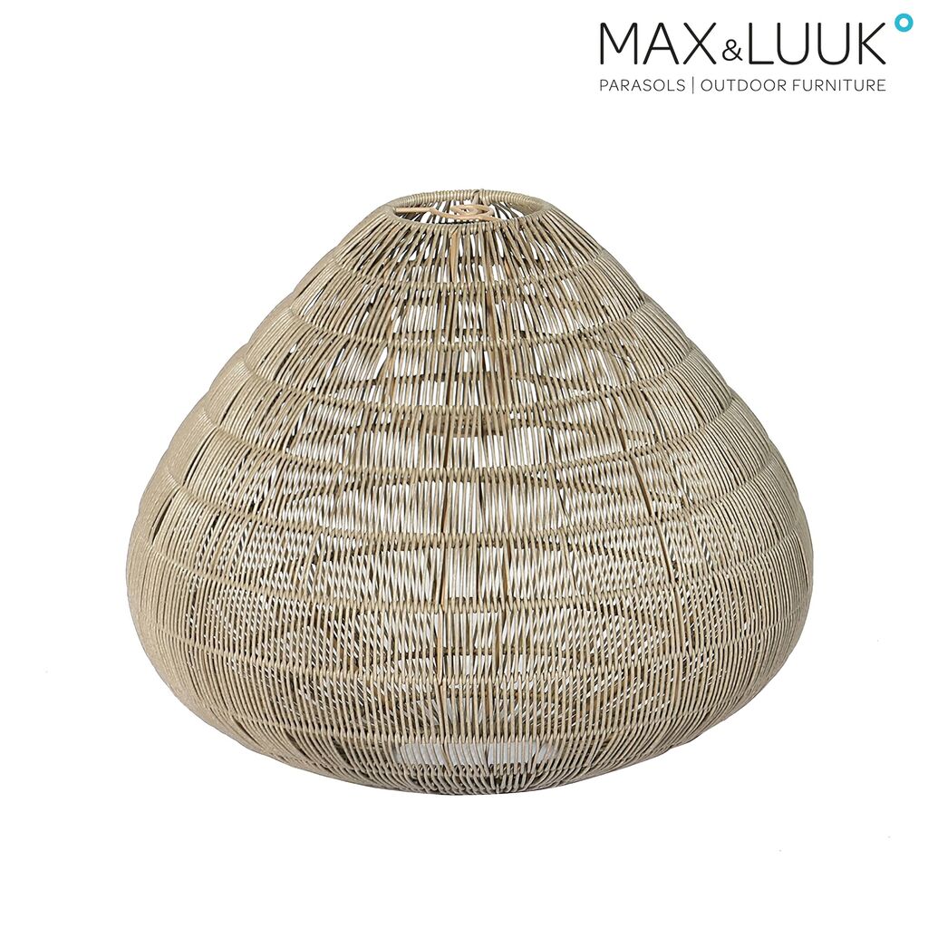  Hängelaterne Für Den Garten Von Max & Luuk - Aluminium Und Outdoor Geflecht - Wes Lampe