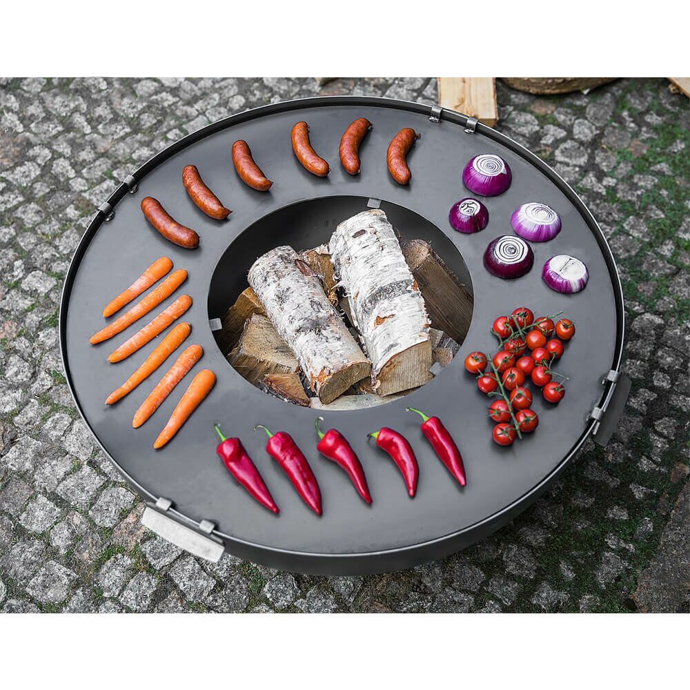  Halbkugel Gartengrill Im Schlichten Design - Stahl - Megalo Gartengrill